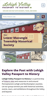 lvhistory.org mobile screenshot